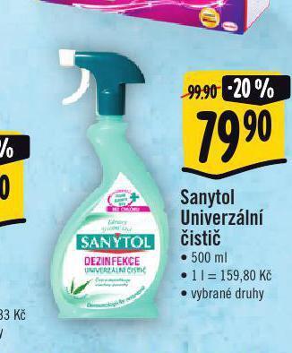 Jip Sanytol univerzální čistič nabídka