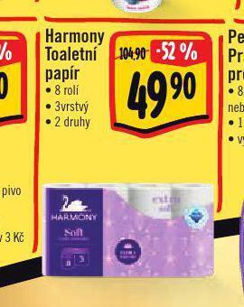 Albert Harmony toaletní papír nabídka