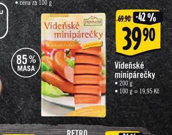 Albert Vídeňské minipárečky nabídka