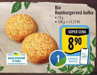 Albert Bio hamburgerová bulka nabídka