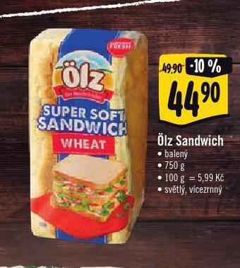 Albert Olz sandwich nabídka