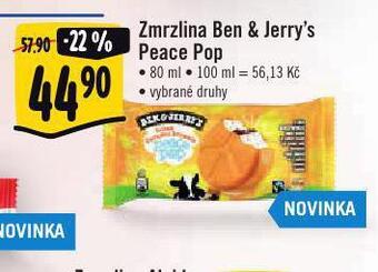 Zmrzlina ben & jerry's peace pop