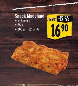 Albert Snack madeland nabídka