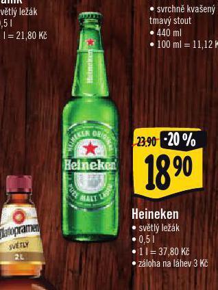 Albert Pivo heineken nabídka