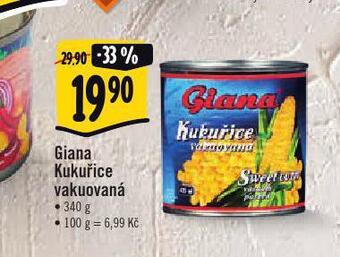 Albert Giana kukuřice nabídka