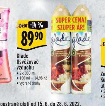 Albert Glade osvěžovač nabídka
