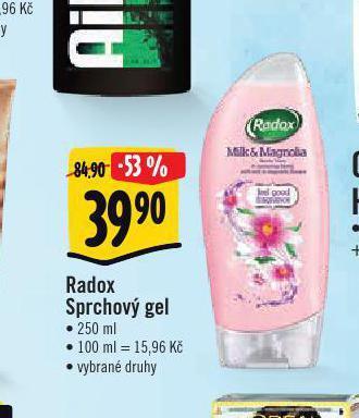 Albert Radox sprchový gel nabídka