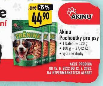 Albert Akinu pochoutky pro psy nabídka