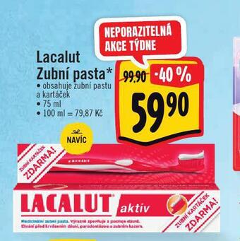 Albert Lacalut zubní pasta nabídka