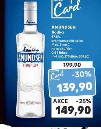 Kaufland Amundsen vodka nabídka
