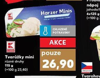 Kaufland Tvarůžky mini nabídka