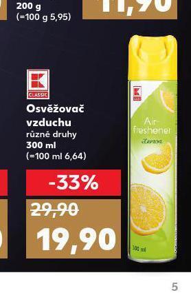 Kaufland Osvěžovač vzduchu nabídka