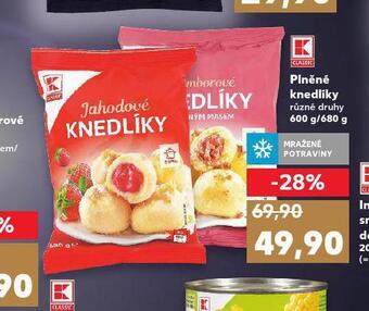 Kaufland Plněné knedlíky nabídka