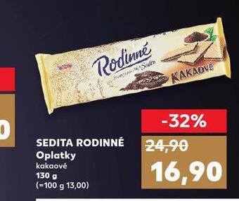 Kaufland Sedita rodinné oplatky nabídka