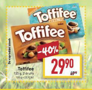 Billa Toffifee nabídka