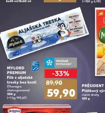Kaufland Mylord premium filé z lajašské tresky nabídka