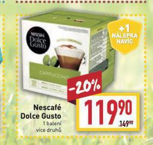 Billa Kávové kapsle dolce gusto nabídka