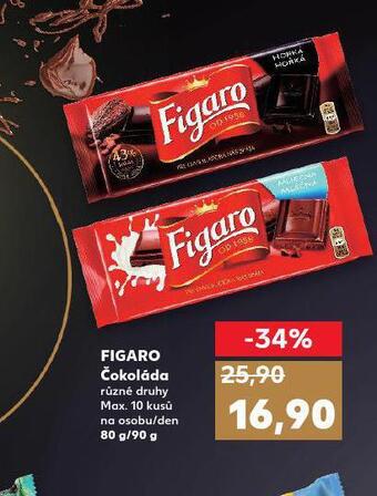 Kaufland Figaro čokoláda nabídka