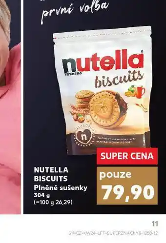 Kaufland Nutella biscuits nabídka
