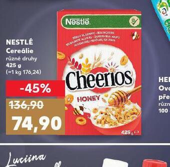 Kaufland Nestlé cereálie nabídka