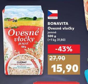 Kaufland Bonavita ovesné vločky nabídka