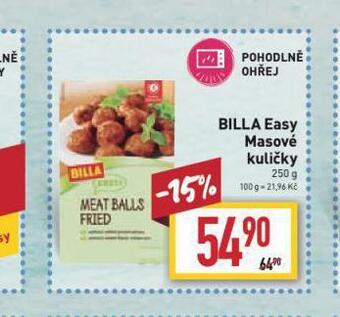 Billa Masové kuličky nabídka
