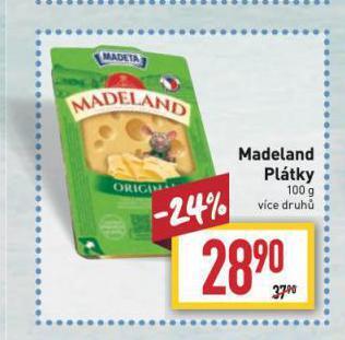 Billa Sýr madeland nabídka