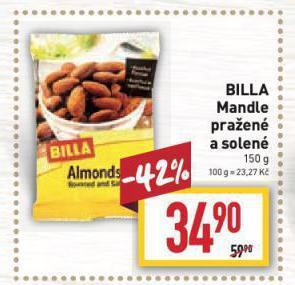 Billa Mandle nabídka
