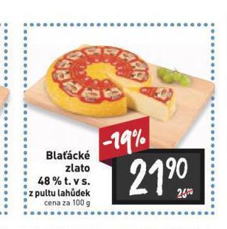 Billa Blaťácké zlato nabídka