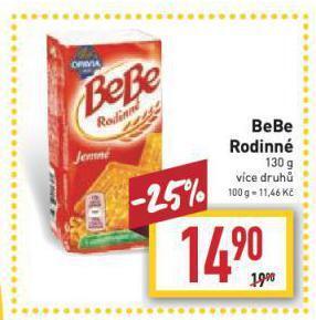 Billa Bebe rodinné nabídka