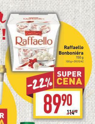 Billa Raffaello bonboniéra nabídka