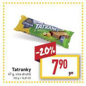 Billa Tatranky nabídka