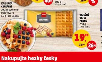 Penny Market Vaječné vafle nabídka