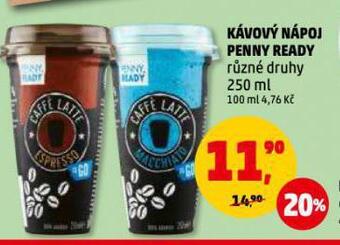 Penny Market Kávový nápoj nabídka