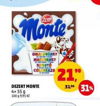 Penny Market Dezert monte nabídka