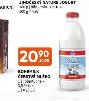 Terno Bohemilk čerstvé mléko nabídka