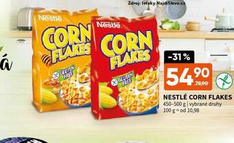 Terno Nestlé corn flakes nabídka