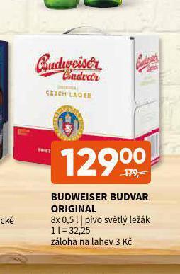 Terno Pivo budweiser budvar nabídka