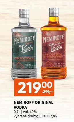 Nemiroff original vodka