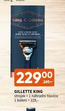Terno Gillette king strojek nabídka