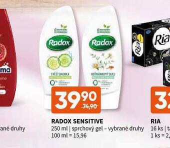 Terno Radox sprchový gel nabídka