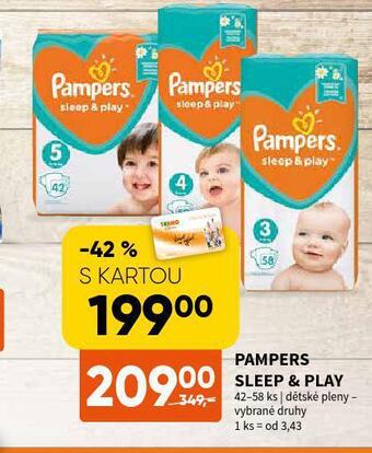Terno Pampers dětské pleny nabídka