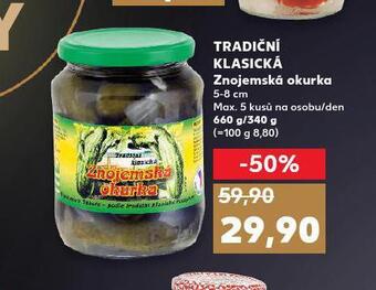 Kaufland Znojemská okurka nabídka