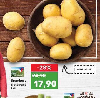 Kaufland Brambory žluté rané nabídka