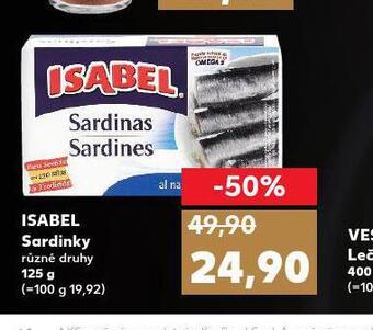 Kaufland Isabel sardinky nabídka