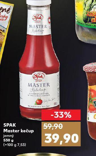 Kaufland Spak master kečup nabídka