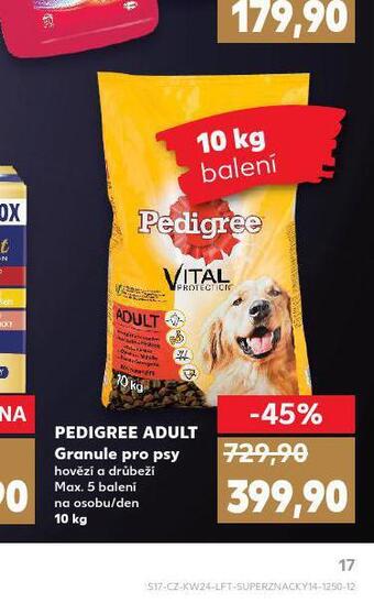 Kaufland Pedigree adult granule pro psy nabídka