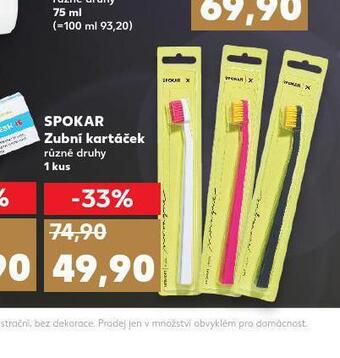 Kaufland Spokar zubní kartáček nabídka
