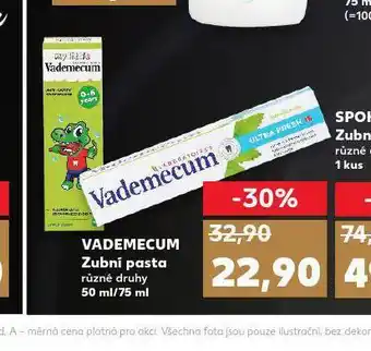 Kaufland Vademecum zubní pasta nabídka