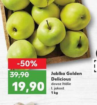 Jablka golden delicious